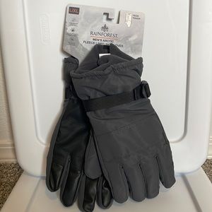 Rainforest Ski Gloves Fleece Lined NWT